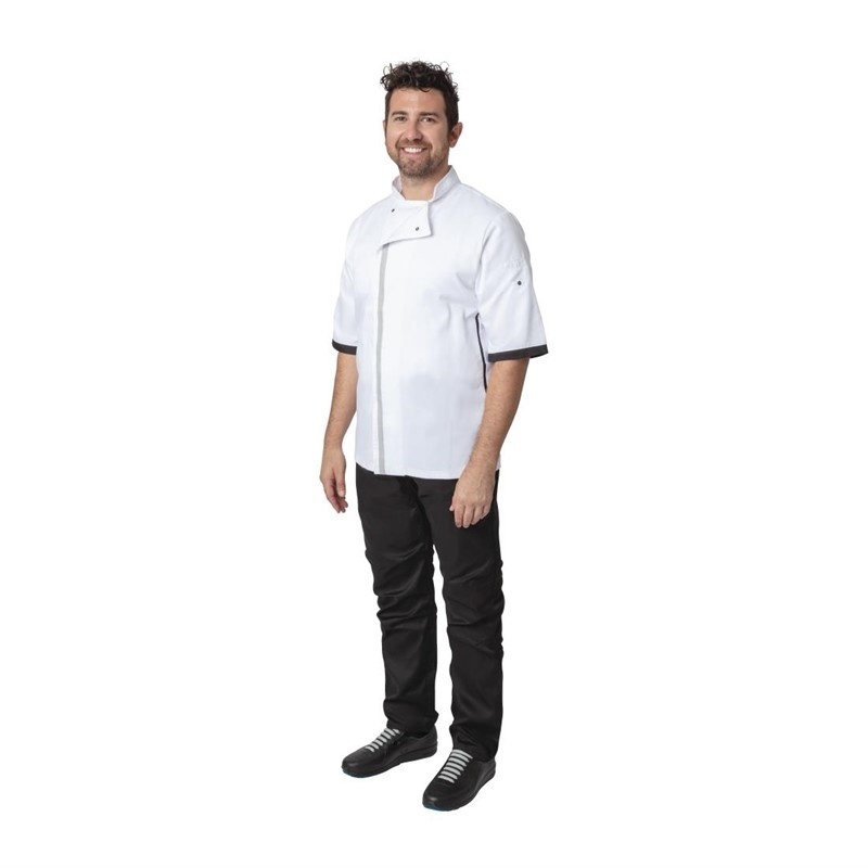 Southside unisex koksbuis korte mouw wit XS, foto 5 van 6