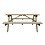 Rowlinson Rowlinson Houten picknicktafel | 150x150xH70 cm. | Tot 6 personen