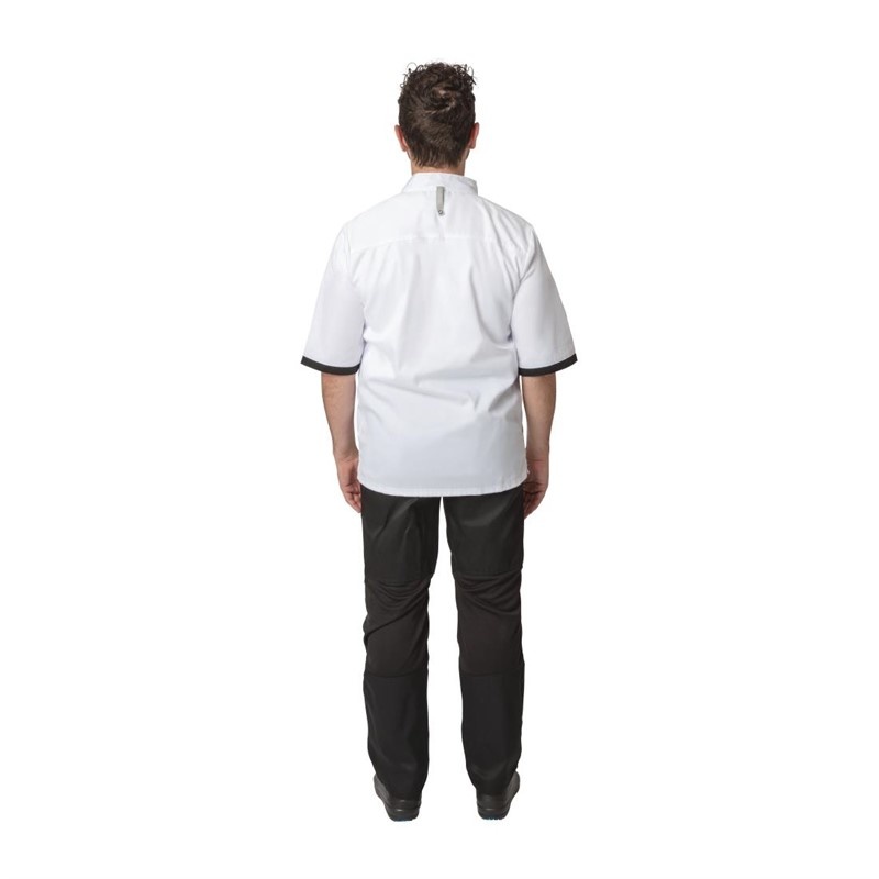 Southside unisex koksbuis korte mouw wit M, foto 6 van 6