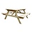 Rowlinson Rowlinson Houten picknicktafel | 150x150xH70 cm. | Tot 6 personen