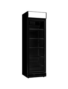 Combisteel Display koelkast voor dranken 385 liter geheel zwart | +4ºC/+10ºC