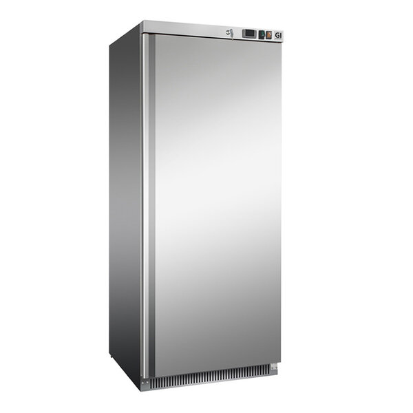 Gastro-Inox Vrieskast met 1 deur 600 liter RVS | Geforceerd koeling | -10°C tot -22°C | 68x80x201cm