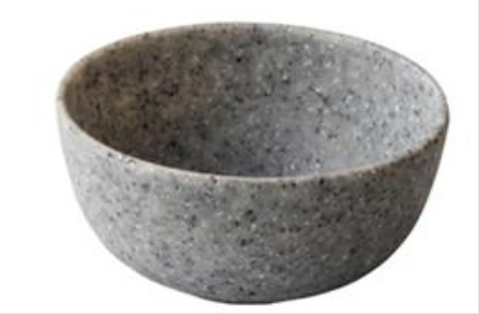 Pebble grijs sausbakje melamine Ø7.2 cm. | 24 stuks