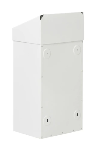 Metalen Afvalbak met Pushklep Wit | 50 liter - Copy, foto 2 van 3