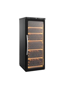 Marecos Wijnklimaatkast met twee zones voor 123 flessen |   Van 5°C tot 20°C |  5 uittrekbare legroosters