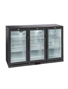 Gastro-Inox Gastro-Inox bardisplay met 3 klapdeuren