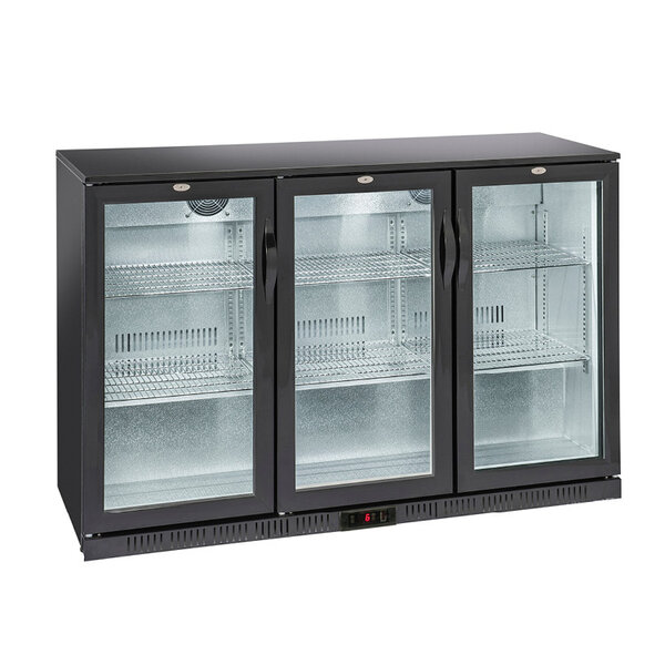 Gastro-Inox Gastro-Inox bardisplay met 3 klapdeuren