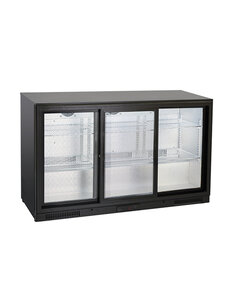 Gastro-Inox Gastro-Inox bardisplay met 3 schuifdeuren