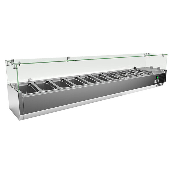 Gastro-Inox Gastro-Inox RVS opzetkoelvitrine 10x GN1/4