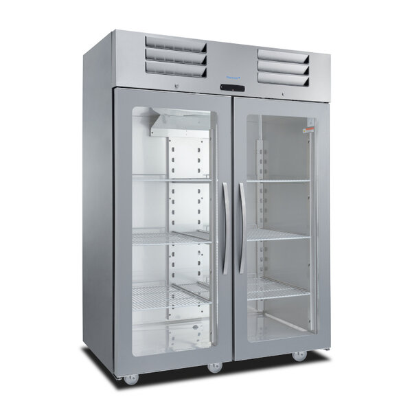 Gastro-Inox Marecos Excel roestvrijstalen GN 2/1 koeling met glasdeur 1400 liter