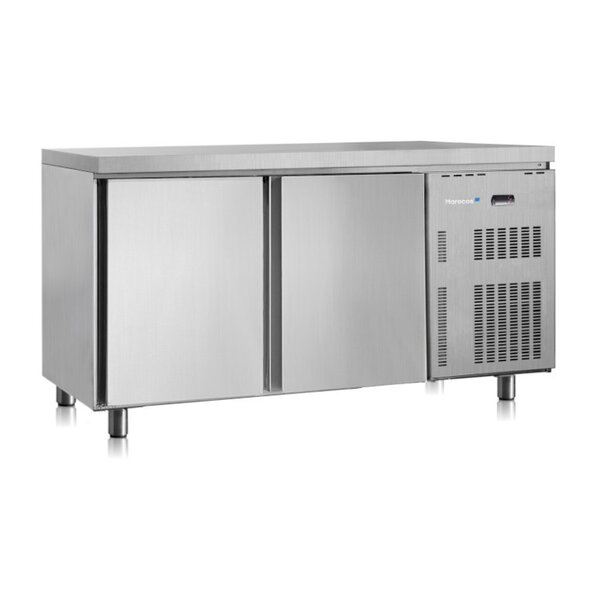 Gastro-Inox Marecos Softline RVS gekoelde werkbank 600mm diep met 2 deuren