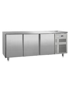 Marecos Marecos Softline RVS gekoelde werkbank 600mm diep met 3 deuren