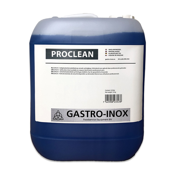 Gastro-Inox Proclean glansmiddel 10 liter