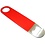 Bar Professional Barblade flessenopener vinyl rood | Lengte 18 cm.