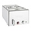 Buffalo Buffalo Bain-marie met aftapkraan en bakken  | +30°C tot +90°C | 2x GN 1/3 en 2x GN 1/6