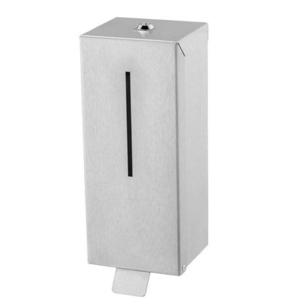 Zeepdispenser voor wandmontage 800 ml. RVS | Met navulfles