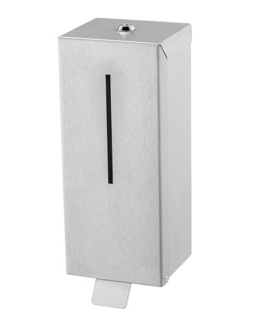 Zeepdispenser voor wandmontage 800 ml. RVS | Met navulfles