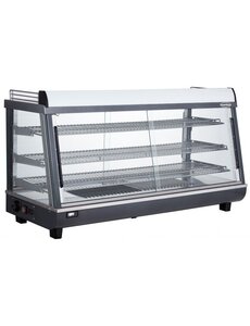 Combisteel Warmhoudvitrine met 3 roosters 186 liter | 120x49xH66 cm.