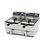 Maxima Frituurpan met tapkraan  2x 10 liter | 230Volt / 2x 3kW