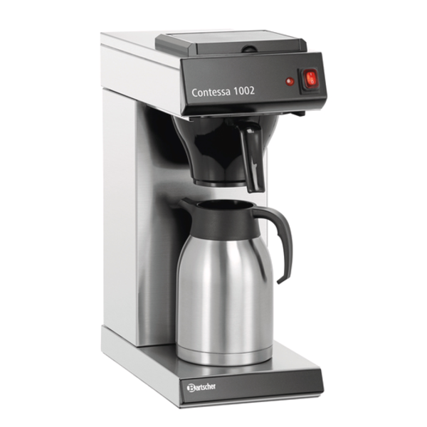 Bartscher Koffiemachine “Contessa 1002“ | Kan 2 Liter | 1400Watt | Cap. max. 13 Kopjes
