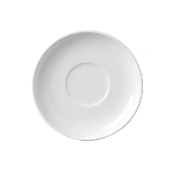 Hendi Delta schotel voor koffie- en cappuccinokop | Wit hotelporselein | 799154