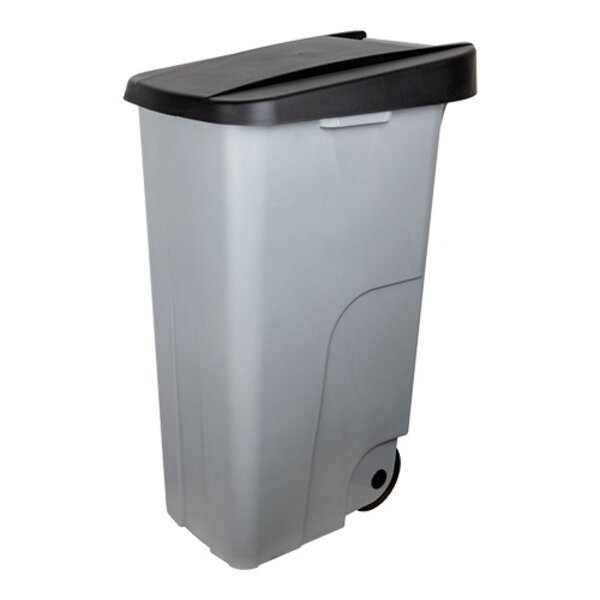 Afvalcontainer met klapdeksel 110 liter | 42x57xH88 cm.