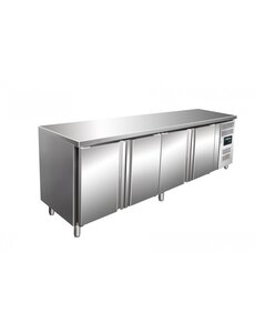 Saro Vrieswerkbank met 4 deuren HAJO 4100 BT | -10 / -20 °C  | 2230x700xH890-950 mm.