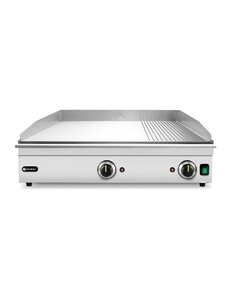 Hendi Bakplaat 1/3 geribbeld 3500W | 697x474xH241mm