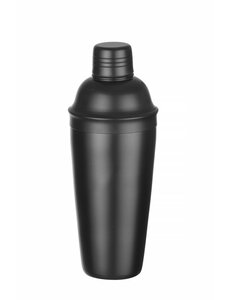 Bar Up Cobbler shaker ingebouwde zeef 3-delig zwarte coating