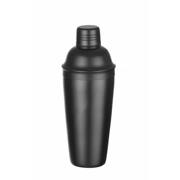 Bar Up BarUp Cobbler shaker ingebouwde zeef 3-delig zwarte coating