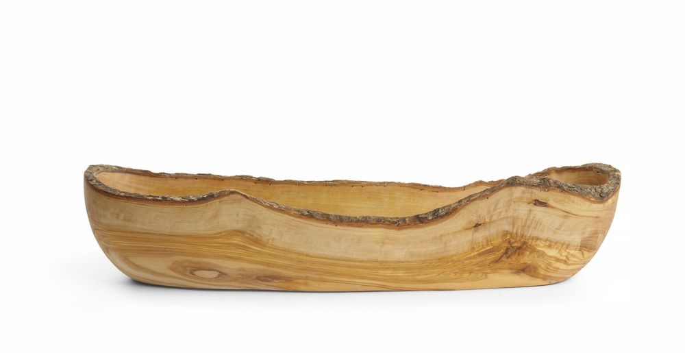 Hendi Kom olijfhout langwerpig | HENDI | 400x90x(H)80mm