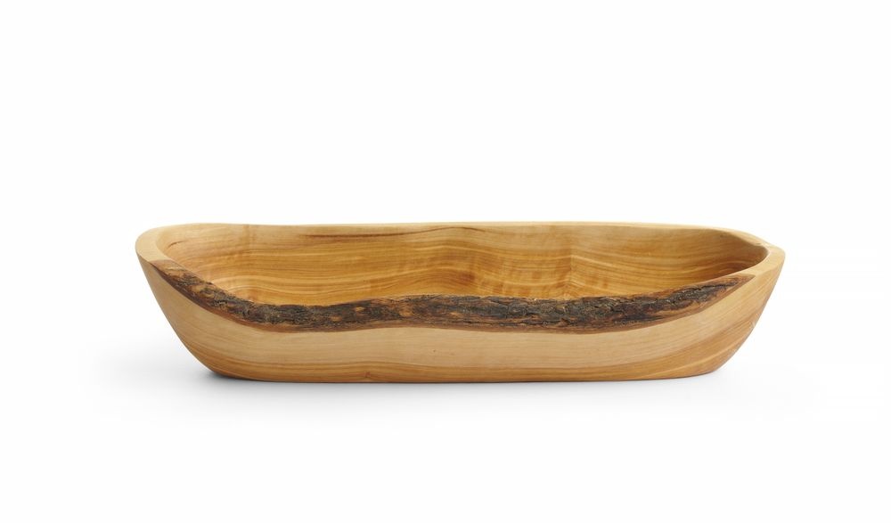 Hendi Kom olijfhout langwerpig | HENDI | 300x95x(H)60mm