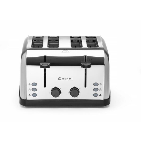 Hendi Toaster 4-sneetjes | HENDI | 240V/1500W | 295x335x(H)180mm