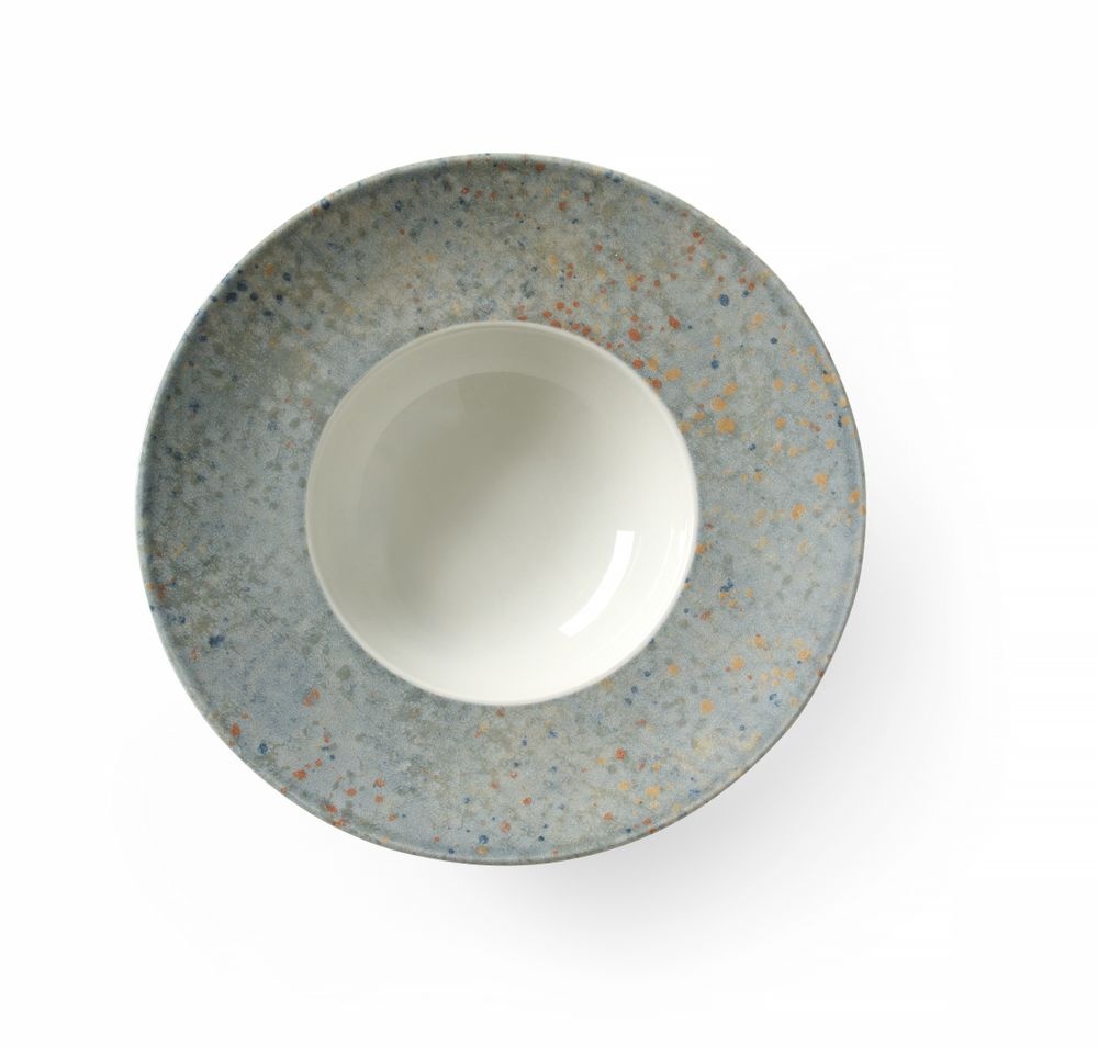 Hendi Pastabord Drops Collection | HENDI | Lichtgrijs | Ø275mm