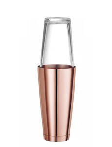 Bar Up Boston cocktail shaker koper 0.8 liter | Zonder lekken