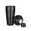 Bar Up BarUp Cobbler shaker ingebouwde zeef 3-delig zwarte coating