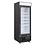 Polar Polar Display vrieskast met glasdeur 412 liter zwart | -22°C tot -18°C | 68x74.5xH199 cm.