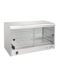 Buffalo Warmhoudvitrine voor 60 taartjes | 30°C tot +90°C | 650Watt