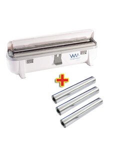 Wrapmaster 4500 dispenser en 3 x 90m aluminium folie | Speciale aanbieding