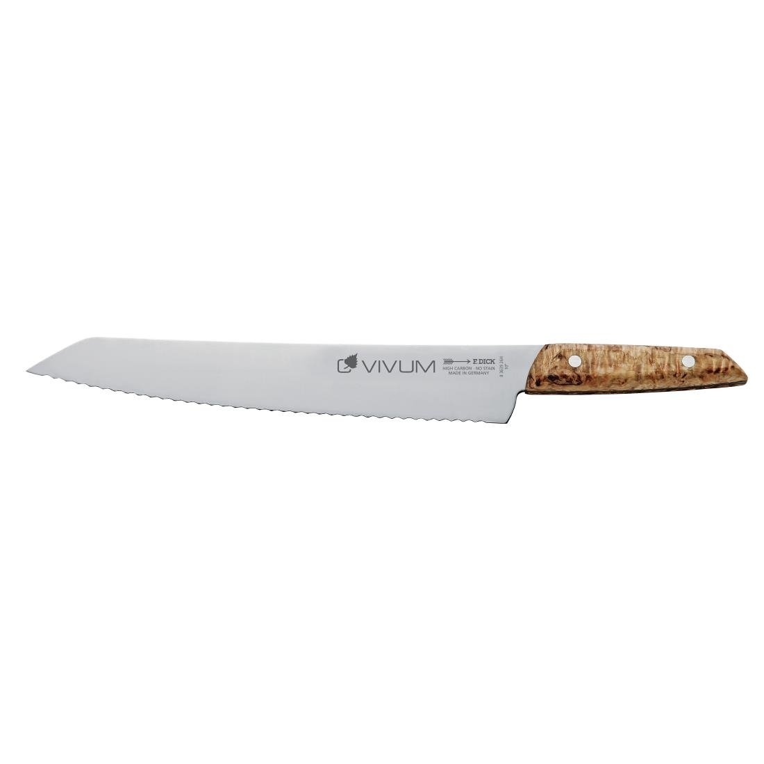 Dick Dick Broodmes gekarteld vivum | Lengte mes 26 cm