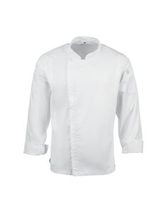 Chef Works Chef Works Urban Hartford unisex koksbuis met rits lange mouw wit XS