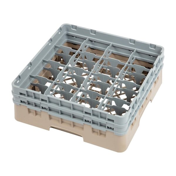 Cambro Cambro Camrack vaatwaskorf met 16 compartimenten max. glashoogte 13,3cm