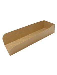 Fiesta Fiesta recyclebare hotdogbak groot 50x75 mm (500 stuks)