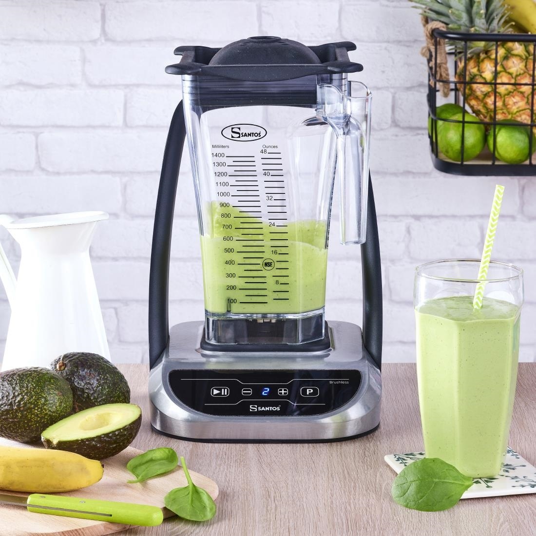 Santos Santos 66 Compacte blender 2 liter kan met 9 programma's | 1000Watt, foto 2 van 6