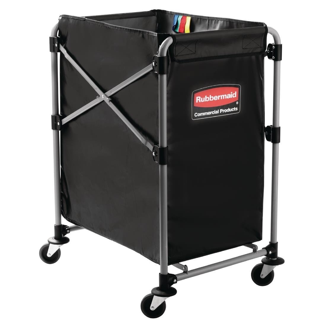 Rubbermaid Rubbermaid X-frame huishoudwagen 150 liter, foto 2 van 2