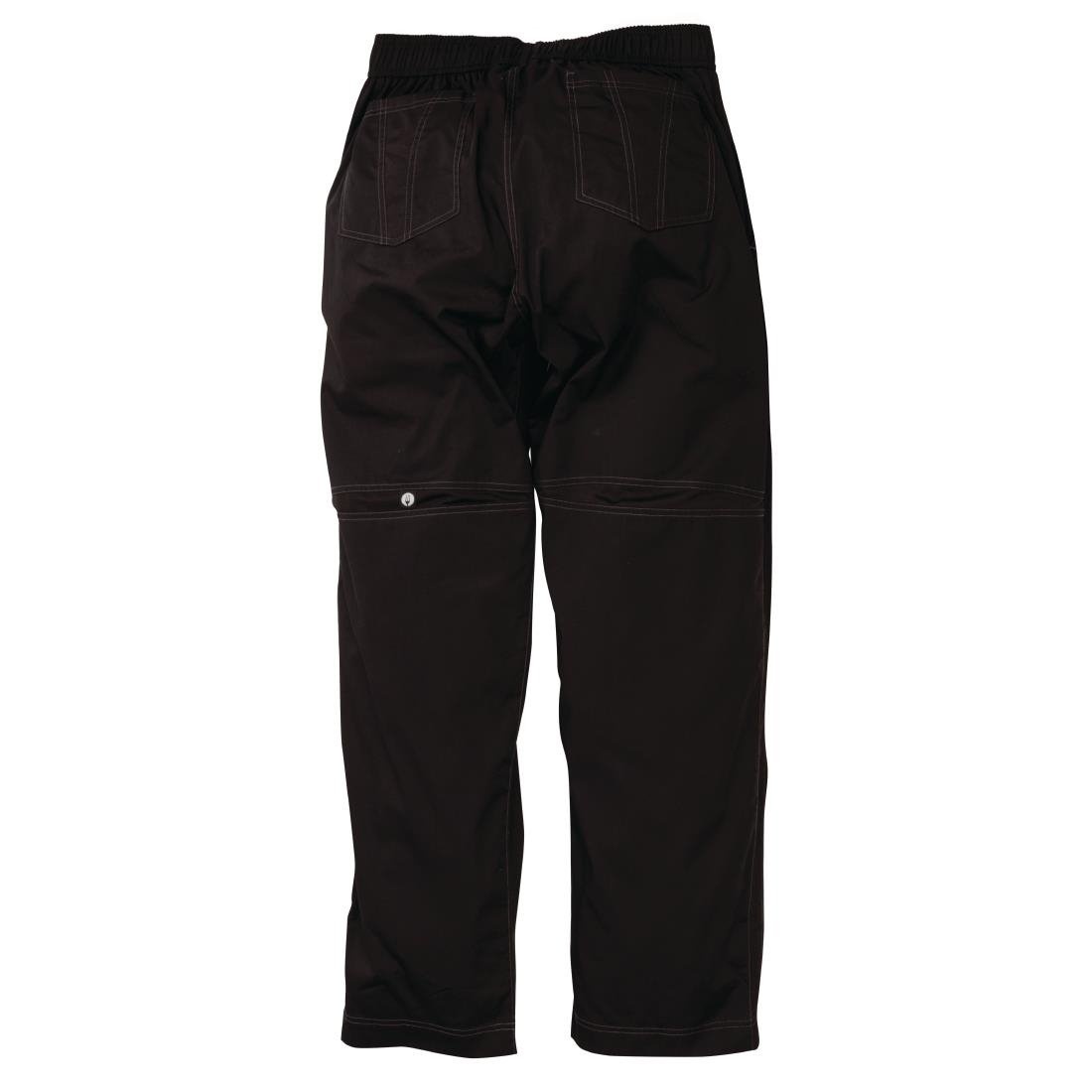 Chef Works Chef Works Cool Vent uniseks baggy koksbroek zwart M, foto 2 van 6
