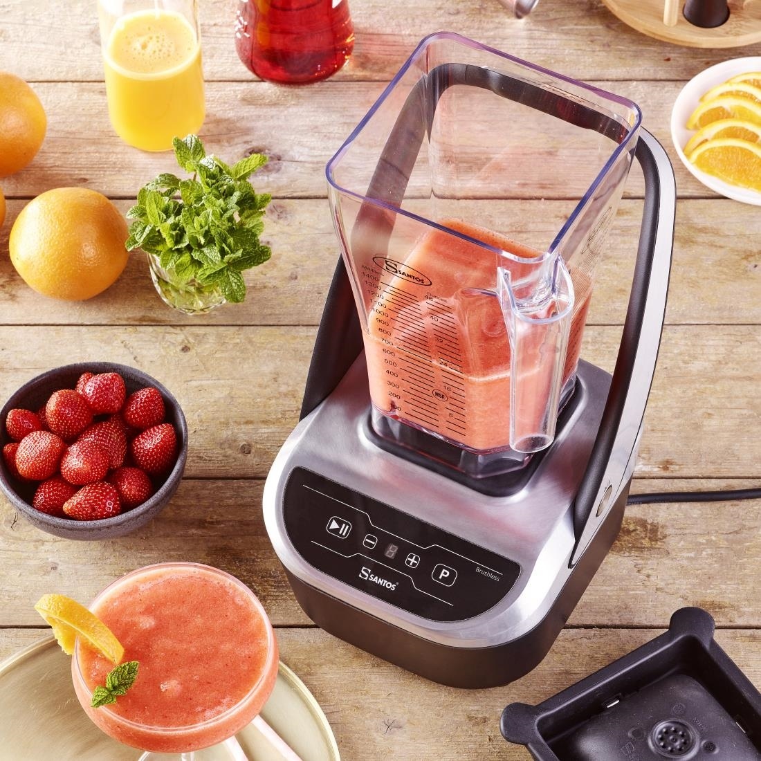 Santos Santos 66 Compacte blender 2 liter kan met 9 programma's | 1000Watt, foto 3 van 6