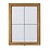 Securit Securit Teak wit LED informatie 4xA4 display (excl paal en voet)