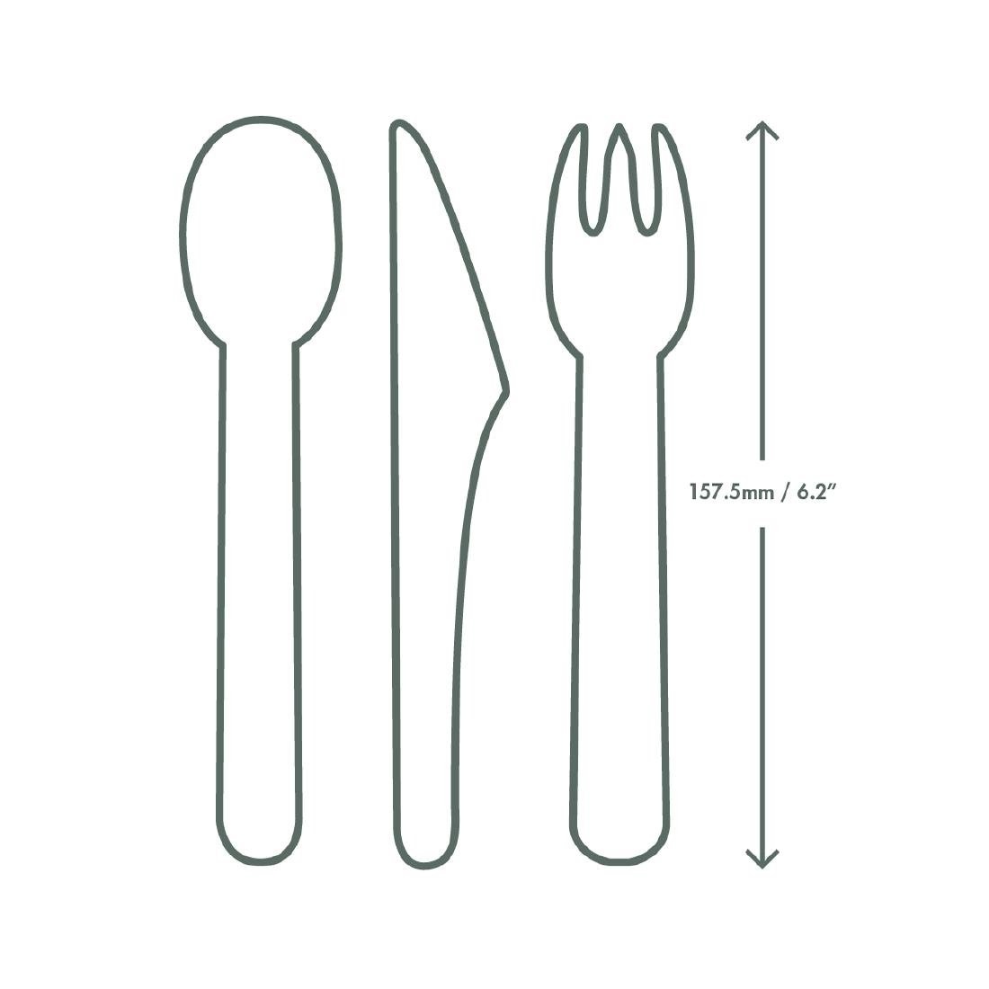 Vegware Vegware Composteerbaar papieren mes 15.7 cm. | Per 1000 stuks, foto 3 van 3