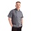 Chef Works Chef Works Urban Springfield unisex koksbuis met rits korte mouw inktblauw M